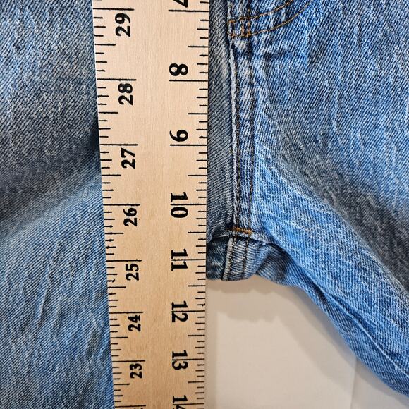 Madewell The Perfect Vintage Jean Raw Hem Light Blue Size 25 - Picture 10 of 12
